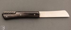  Couteau " Le Vendredi" par Perceval - ébène de Mozambique