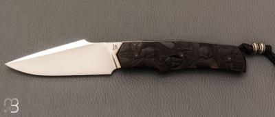   Couteau " Lultrafort Poker " de Rémi Lavialle - Ébène et RWL34 