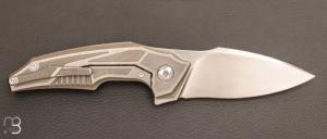 Couteau "  Muscle " Titanium par CKF Knives et Tashi Bharucha