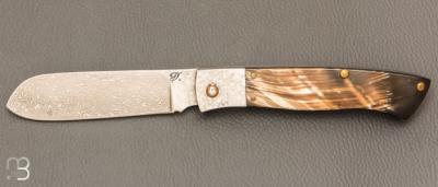  Couteau " Navaja Campesina" par Jesus Granda - Corne de buffle et damas