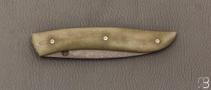  Couteau le Névé - G10 Kaki - Lame 14C28N par Tim Bernard