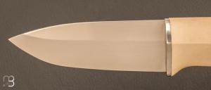   Couteau Nordique Custom de Pekka Tuominen - Micarta et RWL-34