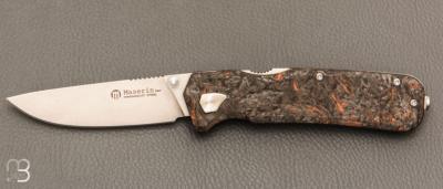    Couteau « PULSE W-Lock » pliant par MASERIN - CPM Magnacut et carbone- 630.FCA