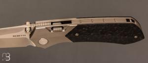   Couteau " RT-Meteor-RTPT-E " par Remette RT - Titane et lame en M390