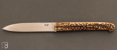   Couteau " Yssingeaux " de Jérôme Latreille - Bois de cerf