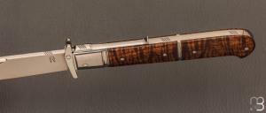  Couteau " Yssingeaux avec garde à bascule et palanquille  " par Romain Alvarez - Gidgee et RWL-34