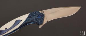 Couteau  "  Faisal Yamin Design Flipper " par Les Voorhies 