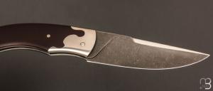   Couteau " NoName " custom de Florent Dall'ava - L'atelier Dall'ava - Micarta paper et lame en N690Co
