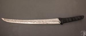 " Katana " de Kiku Matsuda - Acier OU-31 semi stainless steel 