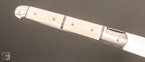  Couteau " Yssingeaux" par Romain Alvarez - RWL34 et ivoire de mammouth