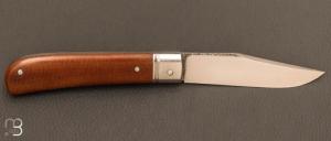   Couteau " Aspic " custom par Laurent Gaillard - Micarta Vintage et lame en 90mcv8