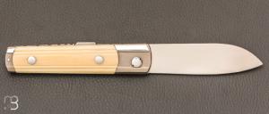  Couteau " Boxer "  lock-back par Jean-Pierre Suchéras - Mammouth et RWL-34