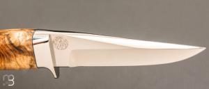  Couteau " C.I.C.C.C. " droit par Charlie Bennica - Pistachier térébinthe et RWL-34