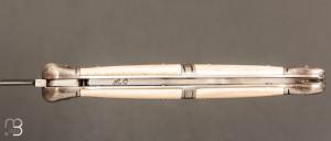 Couteau " Châtellerault 12cm "  de Robert Beillonnet - Bois de renne et RWL34 