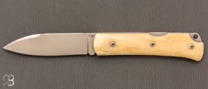   Couteau Editions G " Le Gentleman "  Micarta par Eric Parmentier