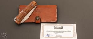    Couteau Editions G " Le Gentleman "  Micarta par Eric Parmentier