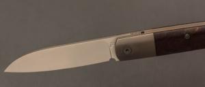 Couteau " Fructis Lag " custom de Stéphane Espi - Micarta WW2 et lame en RWL34