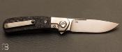 Couteau L1 Marble Carbon Fiber par Liong Mah