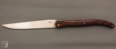   Couteau " Laguiole 18 cm " fait main par Jérôme Latreille - Ironwood et 14c28N