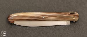   Couteau " Laguiole droit 13cm " custom de Jérôme Latreille - Pointe de corne