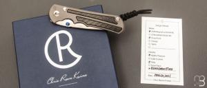    Couteau Large Inkosi Drop Point Chris Reeve - Carbon fiber inlay et CPM MagnaCut