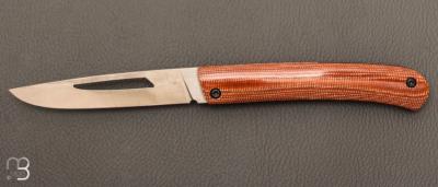   Couteau " Le 26 " par MTBlades Benjamin Thuillier - Micarta et lame en 14C28