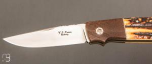   Couteau " Lock-back " custom par W.D. Pease