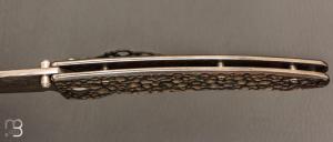   Couteau MC114D par Mcusta - Rainbow damascus - Pièce Unique