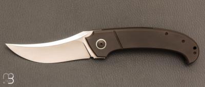  Couteau " Maverick full titane prototype  " custom de Jean Michel Martin  - RWL-34 et titane