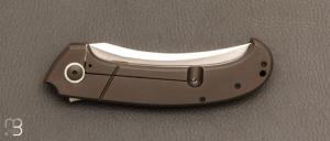  Couteau " Maverick full titane prototype  " custom de Jean Michel Martin  - RWL-34 et titane