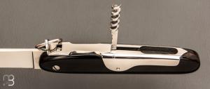 Couteau " Navette 3 pièces 13cm " par Mongin - Corne de buffle