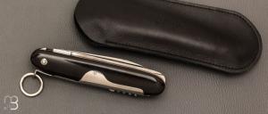 Couteau " Navette 3 pièces 13cm " par Mongin - Corne de buffle