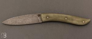  Couteau le Névé - G10 Kaki - Lame 14C28N par Tim Bernard