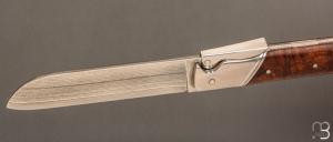  " Palanquille " custom knife by Glenn Guillou - Ironwood and VG-10 Suminagashi