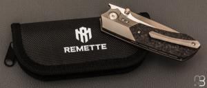   Couteau " RT-Meteor-RTPT-E " par Remette RT - Titane et lame en M390