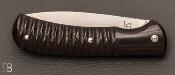 Couteau " Sitka" micarta et lame en 14C28N par Laurent Gaillard