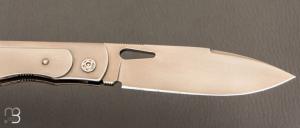   Couteau " Skipper" pliant de Éric Parmentier - Gravure d'Elisabeth Da Justa