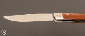 Couteau " Slipjoint " custom par Laurent Gaillard - Micarta canvas et 14c28N