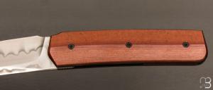   Couteau " Small Sanjo " par Guy Poggetti - Micarta et C130