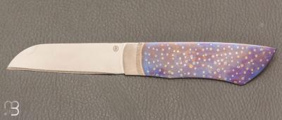 Couteau " air Points " par Roberto Ottonello 12 grammes