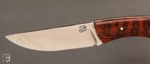   Couteau droit par Nicolas Mestrallet - Atelier du couteau de Vaunaveys - Acier C130 et amourette