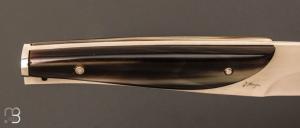 Couteau droit " PATRIM’EAU " par la Coutellerie Mongin