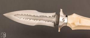   Dague custom de Samuel Lurquin - Ivoire de phacochère