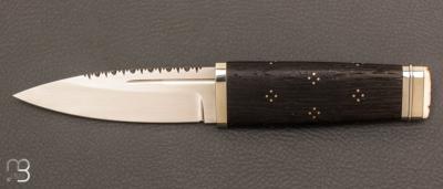 Couteau " Sgian Dubh " morta et D2 par Pierre Chmereau - Coutellerie PER