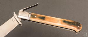  Couteau " Yssingeaux avec garde à bascule et palanquille  " par Romain Alvarez - Mammouth et RWL-34