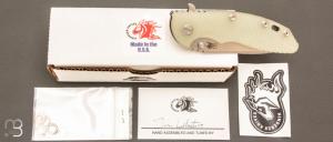   Couteau custom 3.5'' XM-18 Spanto Tri-Way par Rick Hinderer - S45VN et G10