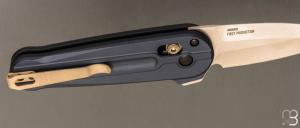  Couteau  BENCHMADE Lowden Crater Blue Aluminium FIRST PRODUCTION - BN941