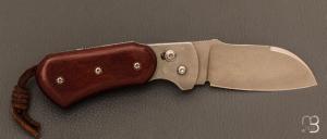    Couteau  "  BabiRoussa " par Éric Parmentier - Micarta