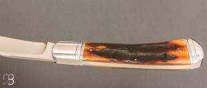   Couteau « Back Pocket » de Bill Ruple - Bois de cerf et W2