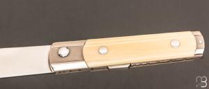  Couteau " Boxer "  lock-back par Jean-Pierre Suchéras - Mammouth et RWL-34